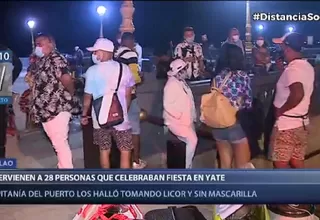 Intervienen a 28 personas que celebraban una fiesta en un yate