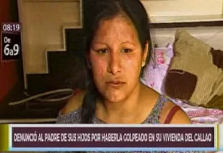 Callao: joven madre fue golpeada brutalmente por su pareja