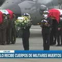 Callao: Llegaron cuerpos de los dos militares muertos en el VRAEM
