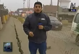 Callao: obras en aeropuerto Jorge Chávez provocan grietas en avenida Gambetta