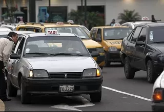 Callao: realizan operativo contra taxis informales en el aeropuerto Jorge Chávez