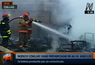 Callao: se registra un incendio a espaldas del penal Sarita Colonia