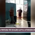 Callao: profesora es maltratada por alumnos en un colegio de Bellavista