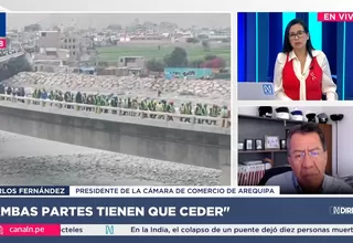 Cámara de Arequipa alerta sobre crisis por bloqueos mineros y pide mesa urgente