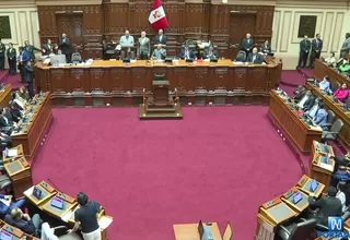 Pleno rechaza texto sustitutorio para delegar facultades legislativas al Ejecutivo