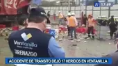 Choque entre camión y bus dejó 17 heridos en Ventanilla - Noticias de bus