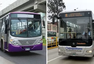 Cambian rutas de Corredor Morado por marcha en el Centro de Lima