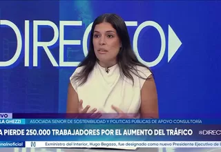 Camila Ghezzi: El tráfico en Lima limita el acceso al empleo