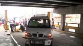 Camión chocó contra puente en la avenida Brasil - Noticias de triple-choque