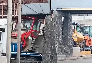 Nuevo impacto de camión al puente Bajada de Baños causa cierre parcial y caos vehicular