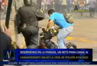 Canal N 15 años: La Parada y el camarógrafo que salvó la vida de un policía