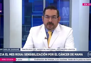Cáncer de mama: oncólogo pide detección temprana desde los 40