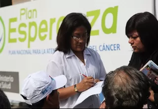 Cáncer: SIS espera realizar más de 60 mil despistajes durante el 2016