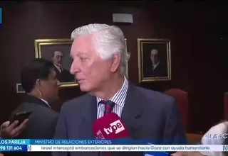 Canciller afirma que polémica por Balcázar “está superada”