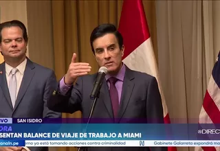 Canciller Carlos Espá anuncia coordinación con EE. UU. para ayuda ante impactos del fenómeno El Niño
