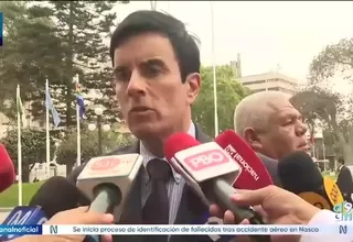 Canciller Carlos Espá confía en que el Congreso aprobará pedido de facultades legislativas