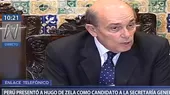 Canciller Gustavo Meza-Cuadra formaliza candidatura de Perú a la OEA - Noticias de gustavo-gorriti