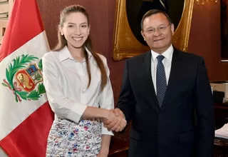 Canciller Néstor Popolizio se reunió con Fabiana Rosales, esposa de Juan Guaidó