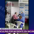Canciller Óscar Maúrtua pidió disculpas por incidente en vacunatorio de San Isidro