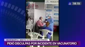 Canciller Óscar Maúrtua pidió disculpas por incidente en vacunatorio de San Isidro - Noticias de incidentes