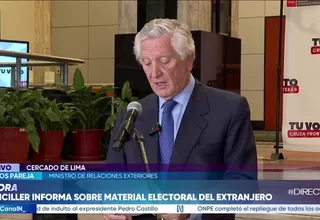 Cancillería culminó el repliegue de actas desde el exterior