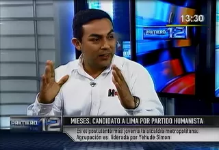 Candidato a Lima por el partido Humanista dispuesto a trabajar ad honórem