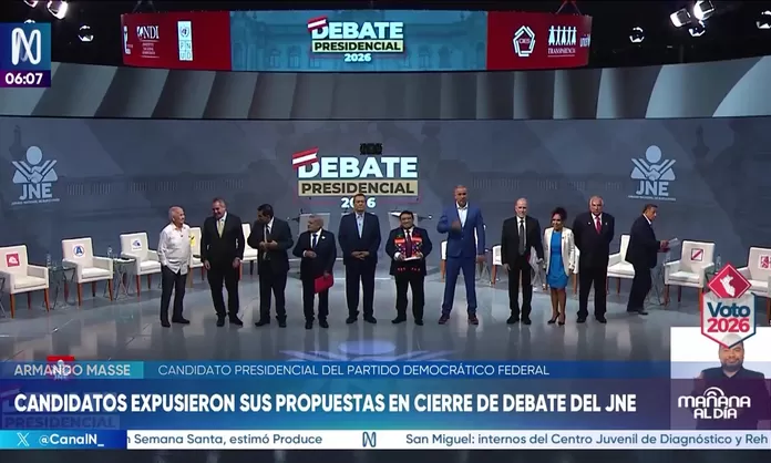 Candidatos expusieron sus propuestas en cierre de debate del JNE | Canal N