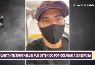 Cantante John Kelvin fue detenido acusado de golpear a su pareja