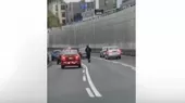 Captan a persona manejando un scooter en la Javier Prado - Noticias de personas