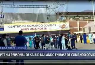 Captan a personal de salud bailando en centro de Comando COVID-19 