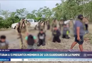Capturan a 13 presuntos integrantes de organización criminal investigada por extorsión y homicidio