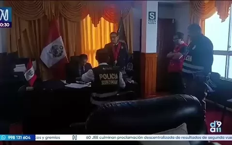 Capturan al presidente de la Corte Superior de Justicia de Abancay por presunta corrupción