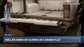 Carabayllo: Hallan arma de guerra que era transportada en mototaxi - Noticias de mototaxi