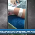 Carabayllo: Niño agredido en colegio terminó hospitalizado