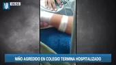 Carabayllo: Niño agredido en colegio terminó hospitalizado - Noticias de bullying