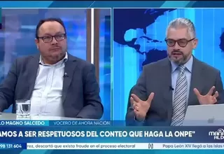 Carlo Magno Salcedo: "Vamos a ser respetuosos del conteo que haga la ONPE"