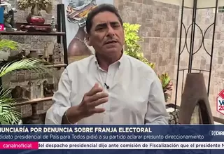 Carlos Álvarez renunciaría si País para Todos no aclara denuncia