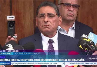 Carlos Álvarez se reunió este martes con la presidenta electa Keiko Fujimori