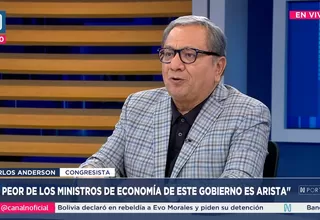 Carlos Anderson apoya la liberación de la CTS