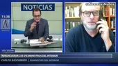 Carlos Basombrío: El director de Gobierno Interior que han puesto está vinculado a Sute Conare - Noticias de conare