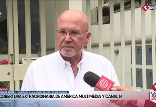 Carlos Bruce pide a limeños acudir a votar y destaca campaña basada en propuestas