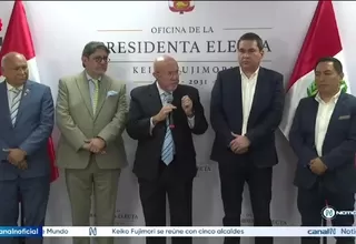 Carlos Bruce: Alcaldes y Keiko Fujimori abordaron la inseguridad ciudadana y medidas frente al Fenómeno El Niño