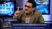 Carlos Camacho confirma que Rodolfo Orellana tiene cáncer al colon - Noticias de beder-camacho