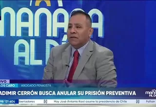 Carlos Caro cuestiona rapidez del TC en habeas corpus de Vladimir Cerrón