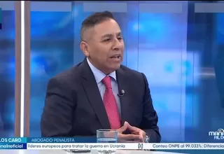 Carlos Caro: “Los pedidos de indulto a Pedro Castillo no tienen asidero legal”