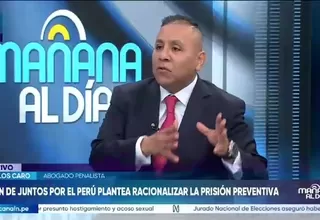 Carlos Caro: La racionalización de la prisión preventiva debe debatirse en el Congreso