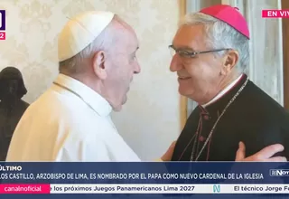 Papa Francisco nombra a monseñor Carlos Castillo como nuevo cardenal del Perú