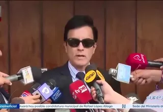 Carlos Espá evita confirmar un eventual cargo en el gobierno de Keiko Fujimori