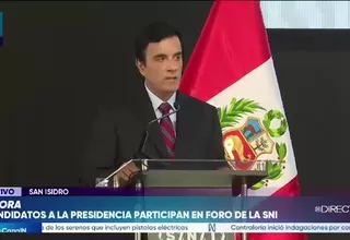 Carlos Espá plantea reducir impuestos, eliminar trámites y cerrar brecha de agua en el país