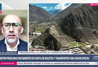 Carlos González pide que la gestión de Machu Picchu sea técnica, no politizada ni clientelista